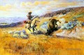 viande pour wagons 1925 Charles Marion Russell Indiana cow boy